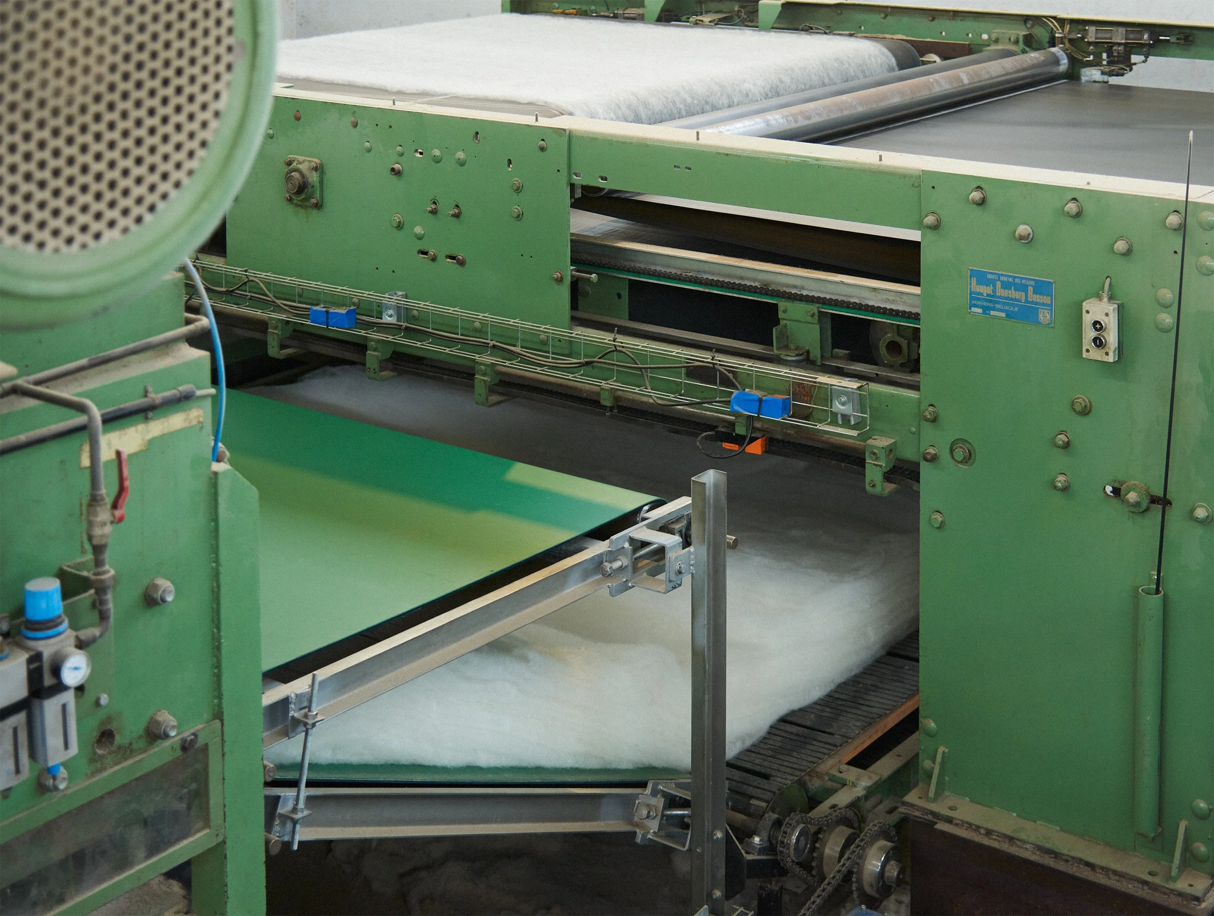 Wisewool™ needle punching machinery processing Wiselayer™ blanketing.