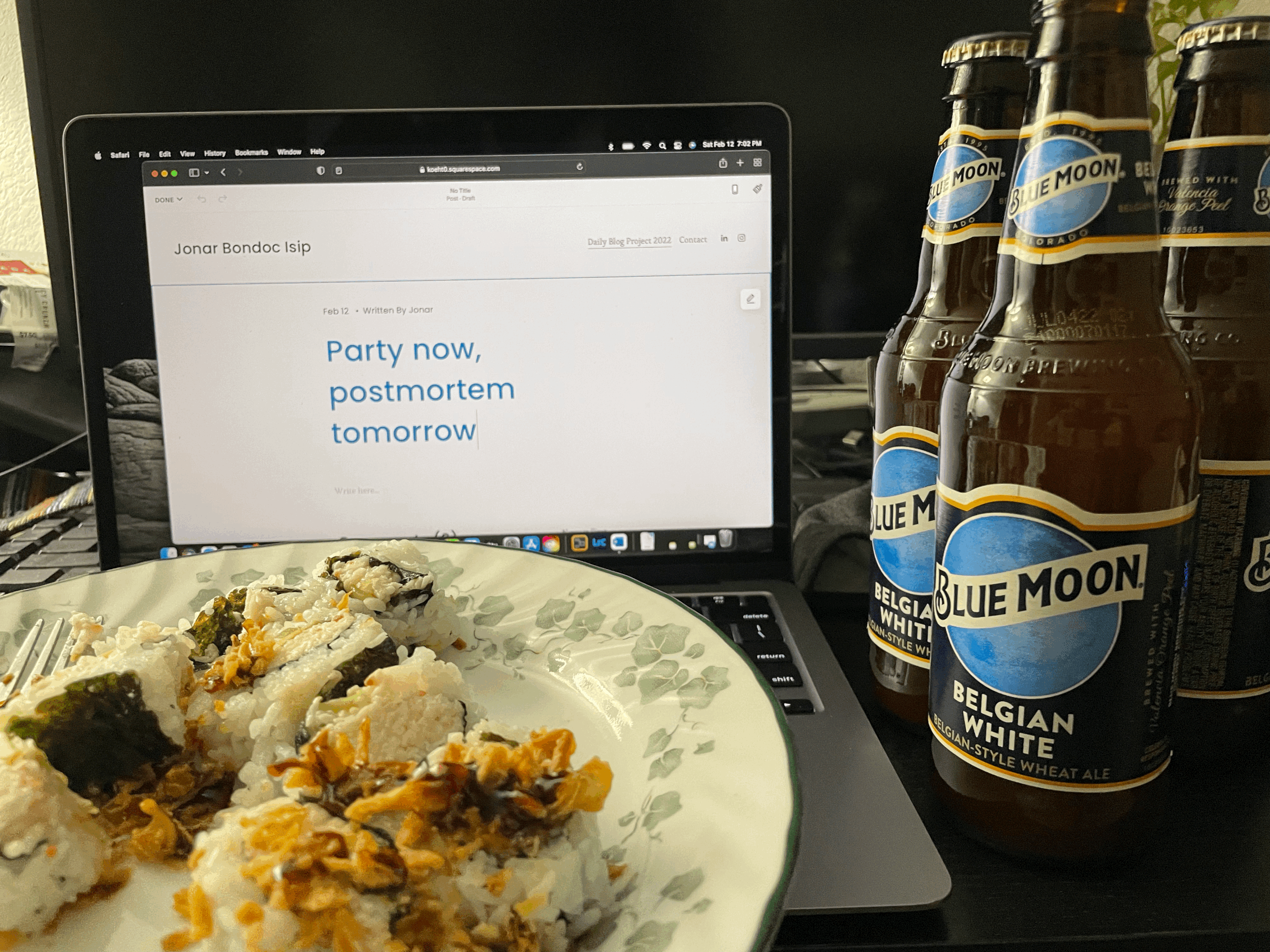 Party now, postmortem tomorrow