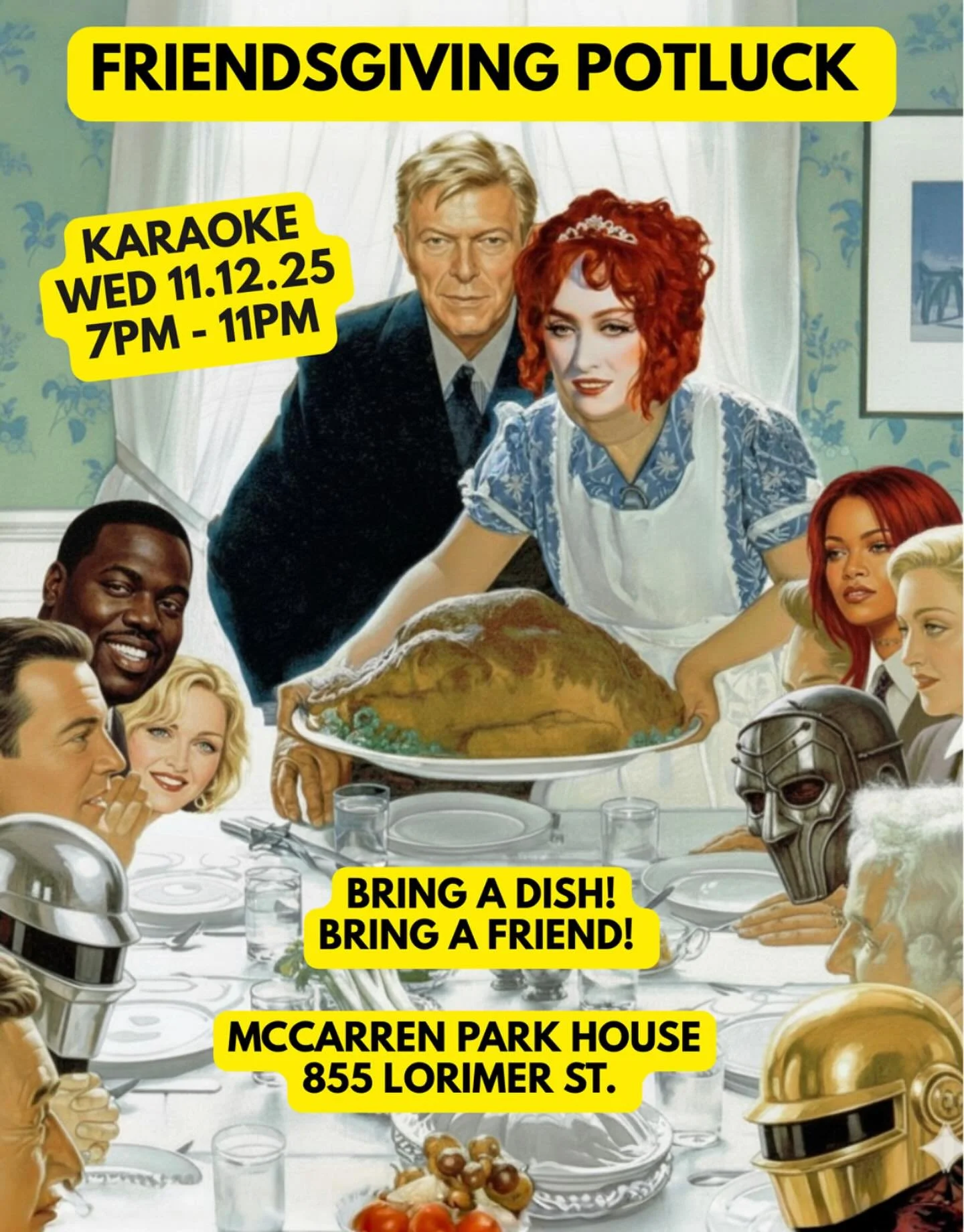 As Thanksgiving approaches, come break bread with your neighbors! Please bring a dish to share. A people&rsquo;s choice award will be given to one winning dish :)

The purpose of this event is to meet your neighbors and make more &ldquo;5 minute frie