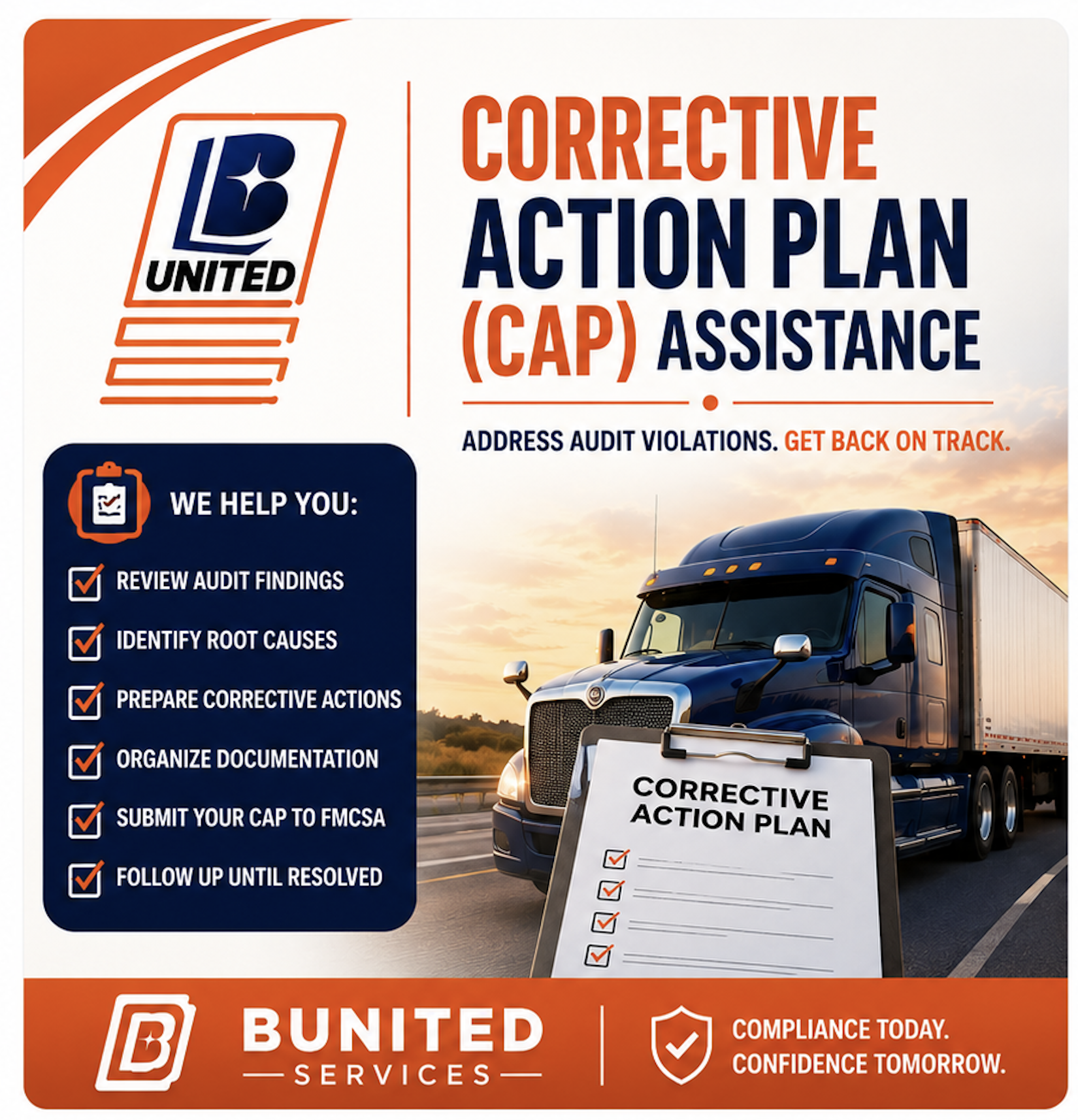 Corrective Action Plan (CAP) Assistance