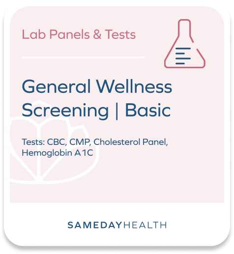 General Wellness Test | Basic	$200.00	Checks blood health, organ function, cholesterol, and blood sugar for a basic wellness overview