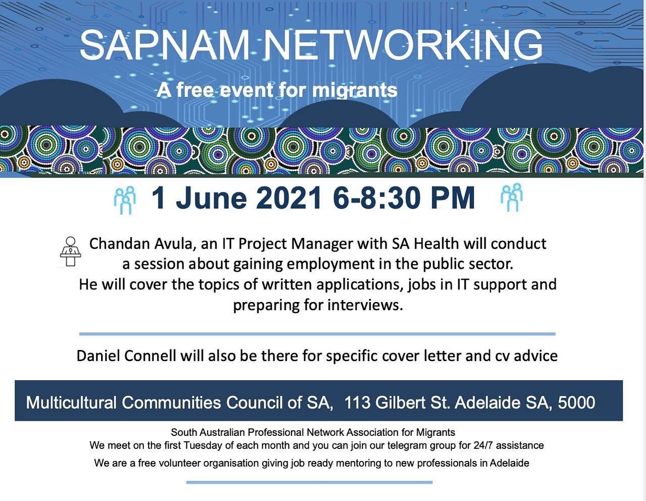 Tomorrow tips on getting work in SA Government and job applications workshopped.