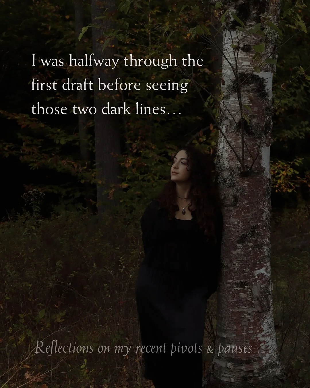 Where I&rsquo;m at as I wrap up this year &amp; look to the next&hellip; 🌙🌹🤰🏻🗝️🖌️📖🐉🐎 #sacredpauses 

🖤 @jenna_taddeo