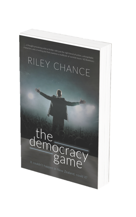 The Democracy Game book cover mock u
