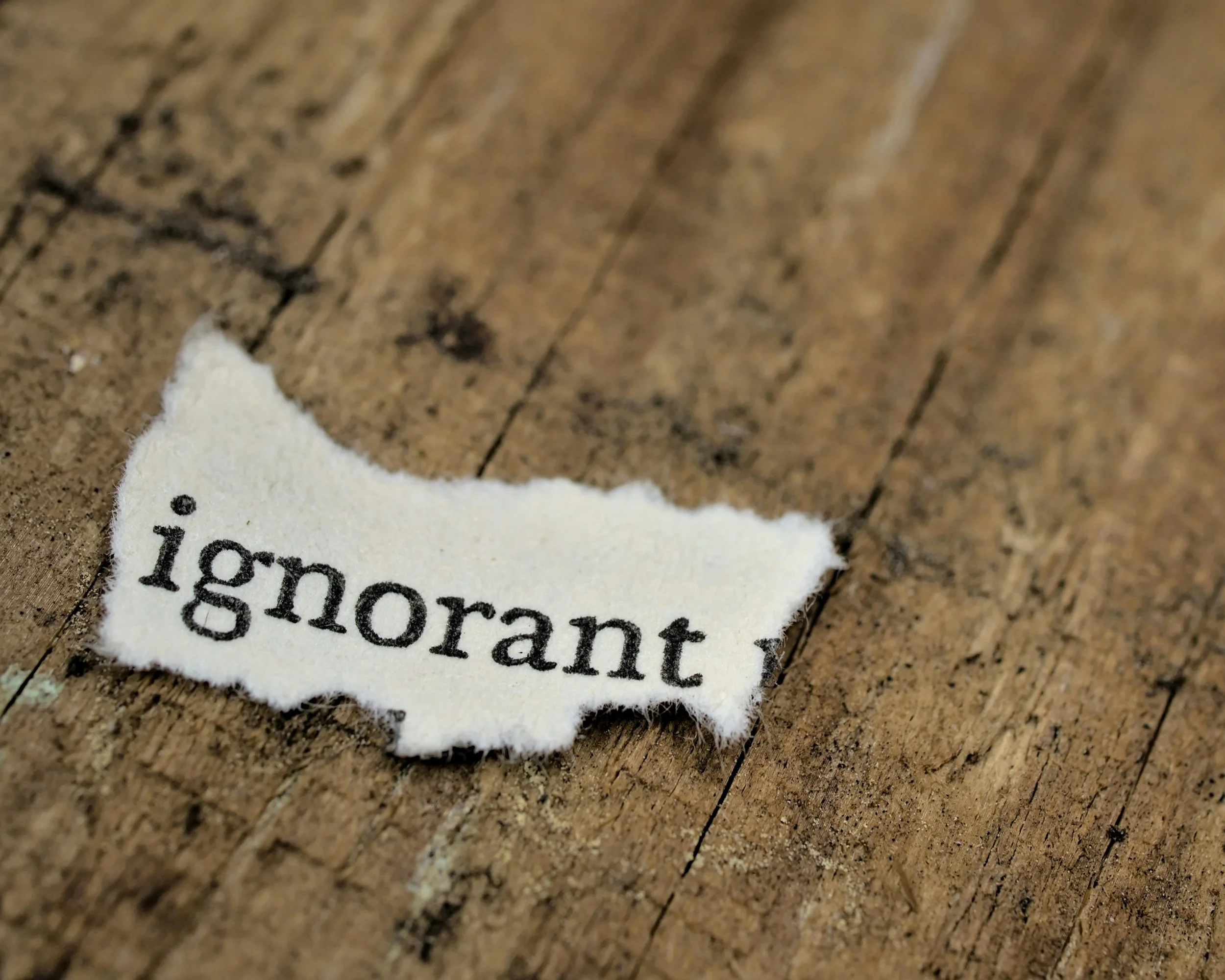 Ignorance is bliss for a small number of wealthy people