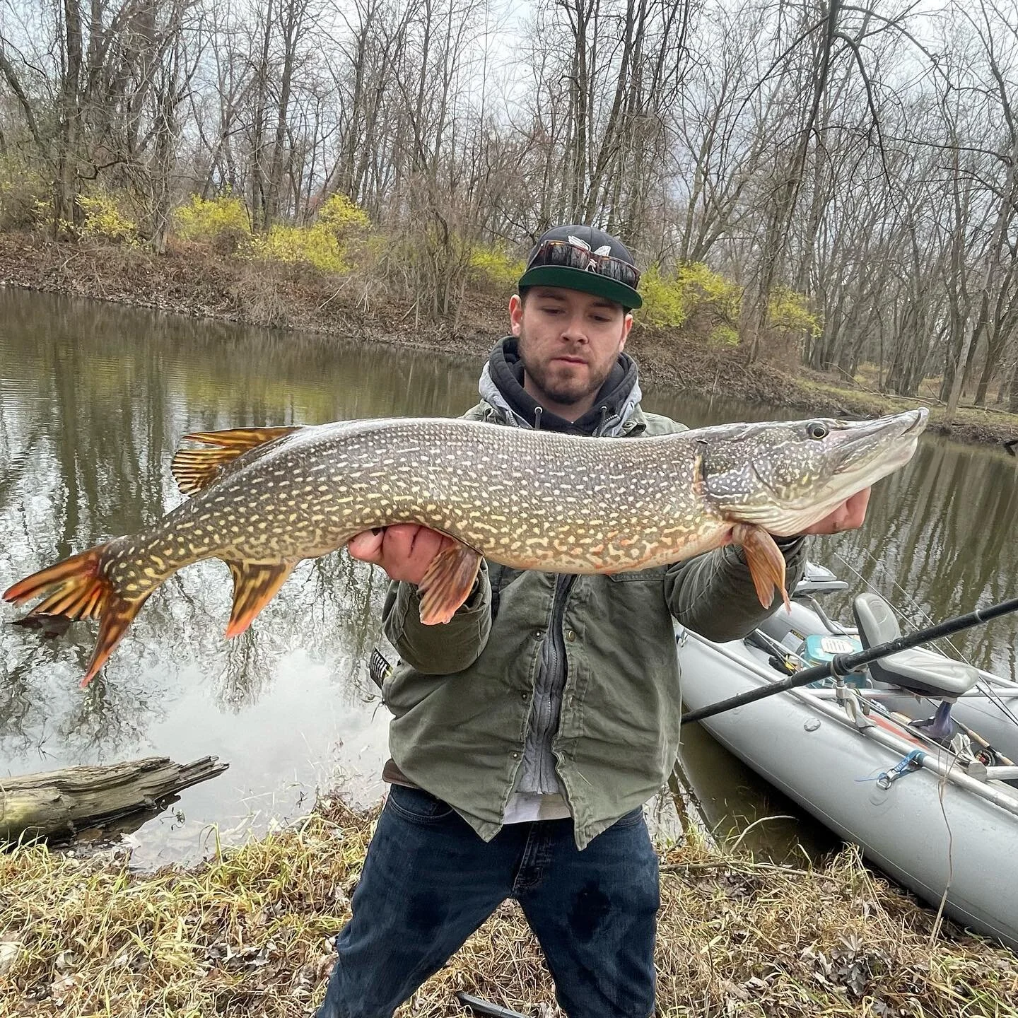 @tyler__godfrey_ Savage eat on the top! #bleedwater #fishitwell #flylife #esox #pike #fish #fishitwell