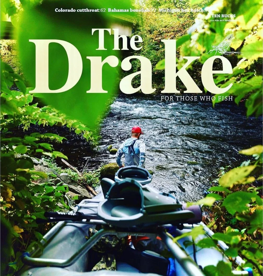@thedrakemagazine why am I not surprised our cover shot is carrying a #boat not a #fish👊 @dylanschmitz photo #fishitwell #bleedwater