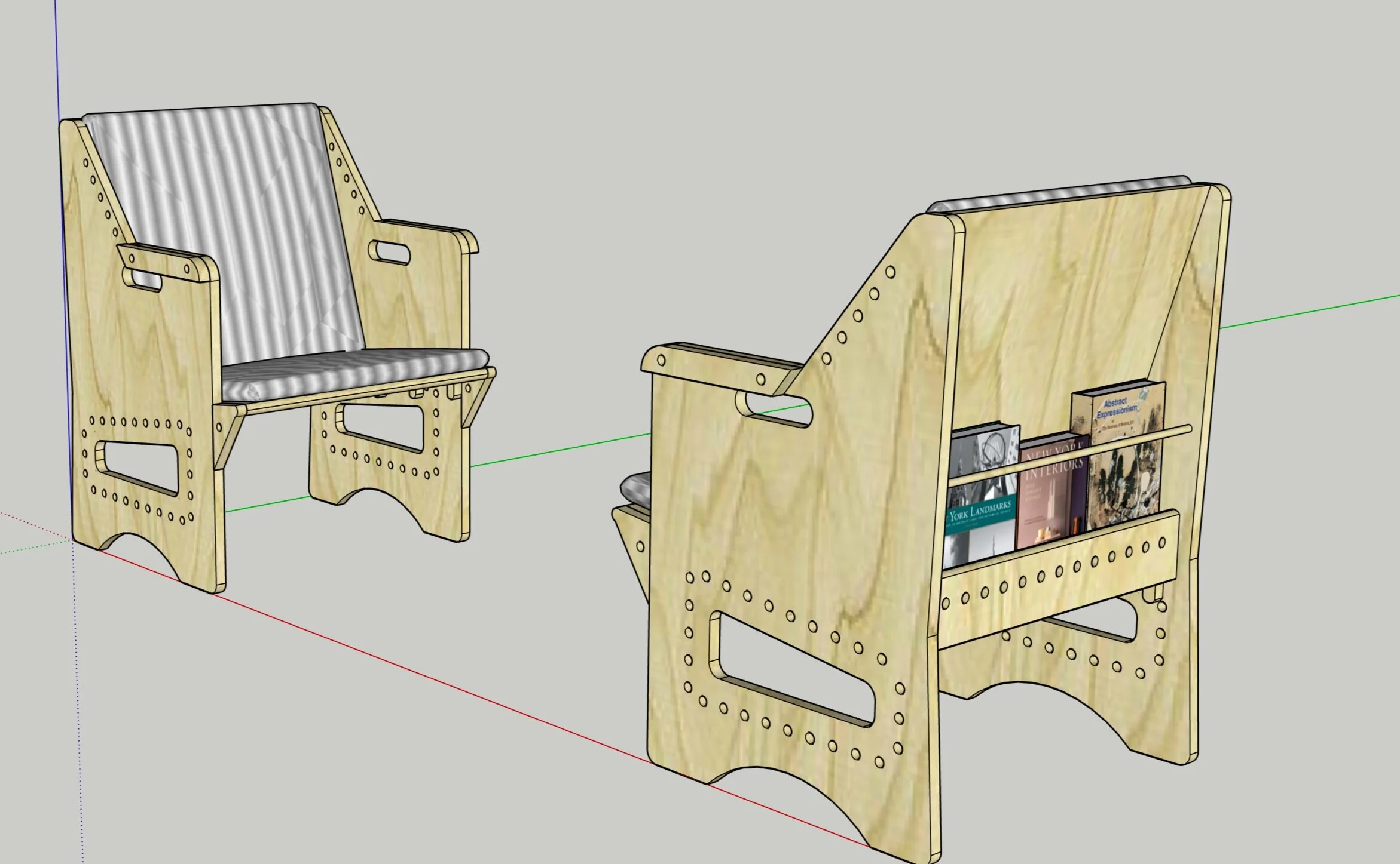 Plyarm chair