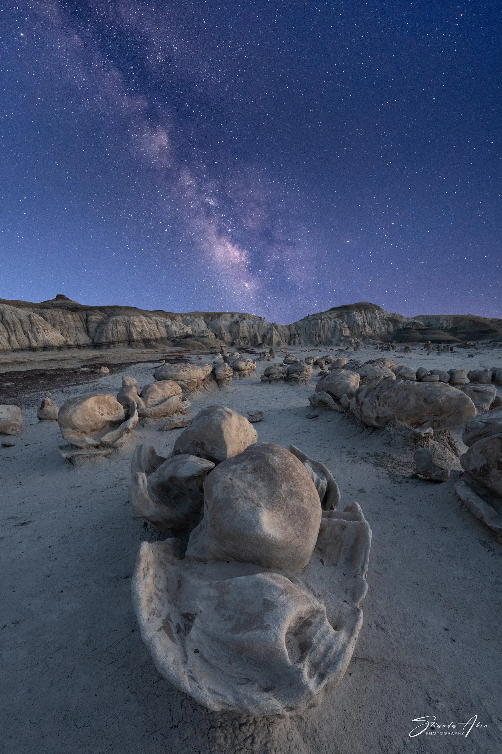 Milky Way in Bisti Badlands