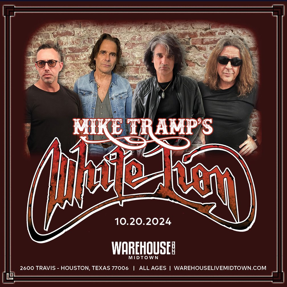🎸 @miketrampofficial 's White Lion comes to Houston on October 20, 2024. Get your tickets and tables now at warehouselivemidtonw.com 
.
.
#miketramp #whitelion #rock #warehouselivemidtown #warehouselive