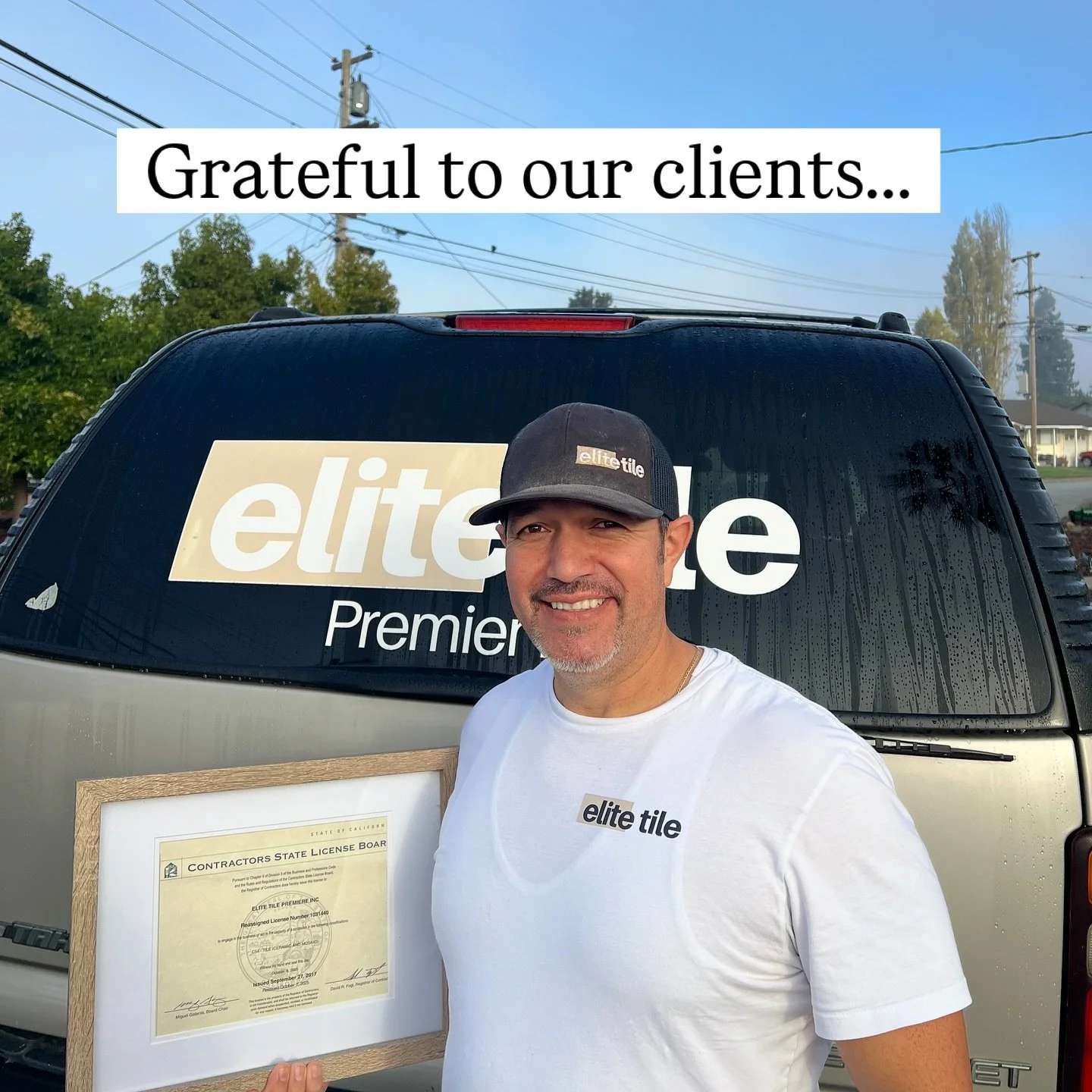 Being a Tile contractor is so much more than just doing tile. Grateful to our clients for helping us grow to this next level 🎉

We will continue to provide quality and integrity as part of our mission. 

Had to give a huge thanks to my cfo/ office m