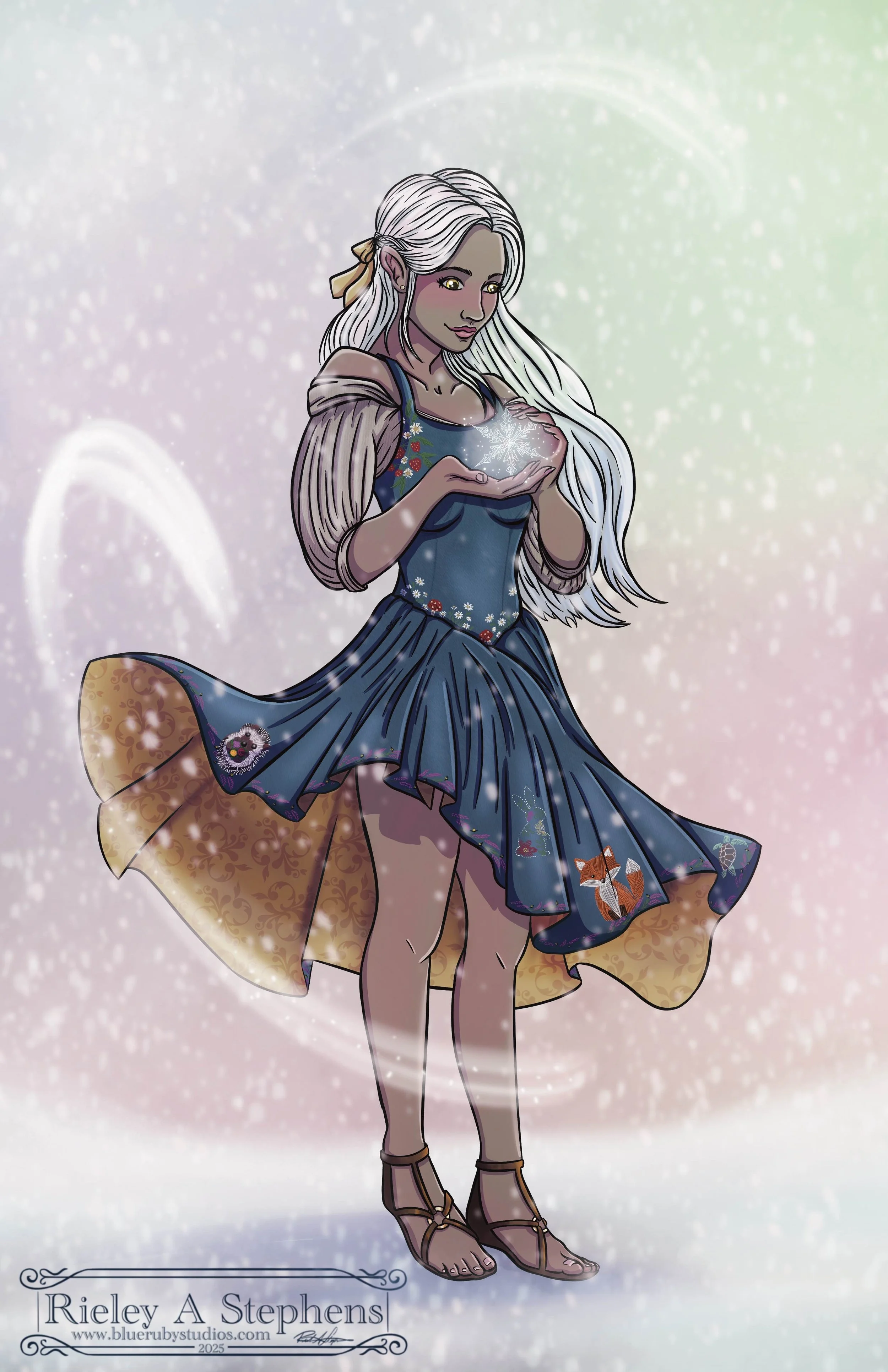 Commission- Liz Beaird 
Halfling Divine Soul Sorcerer