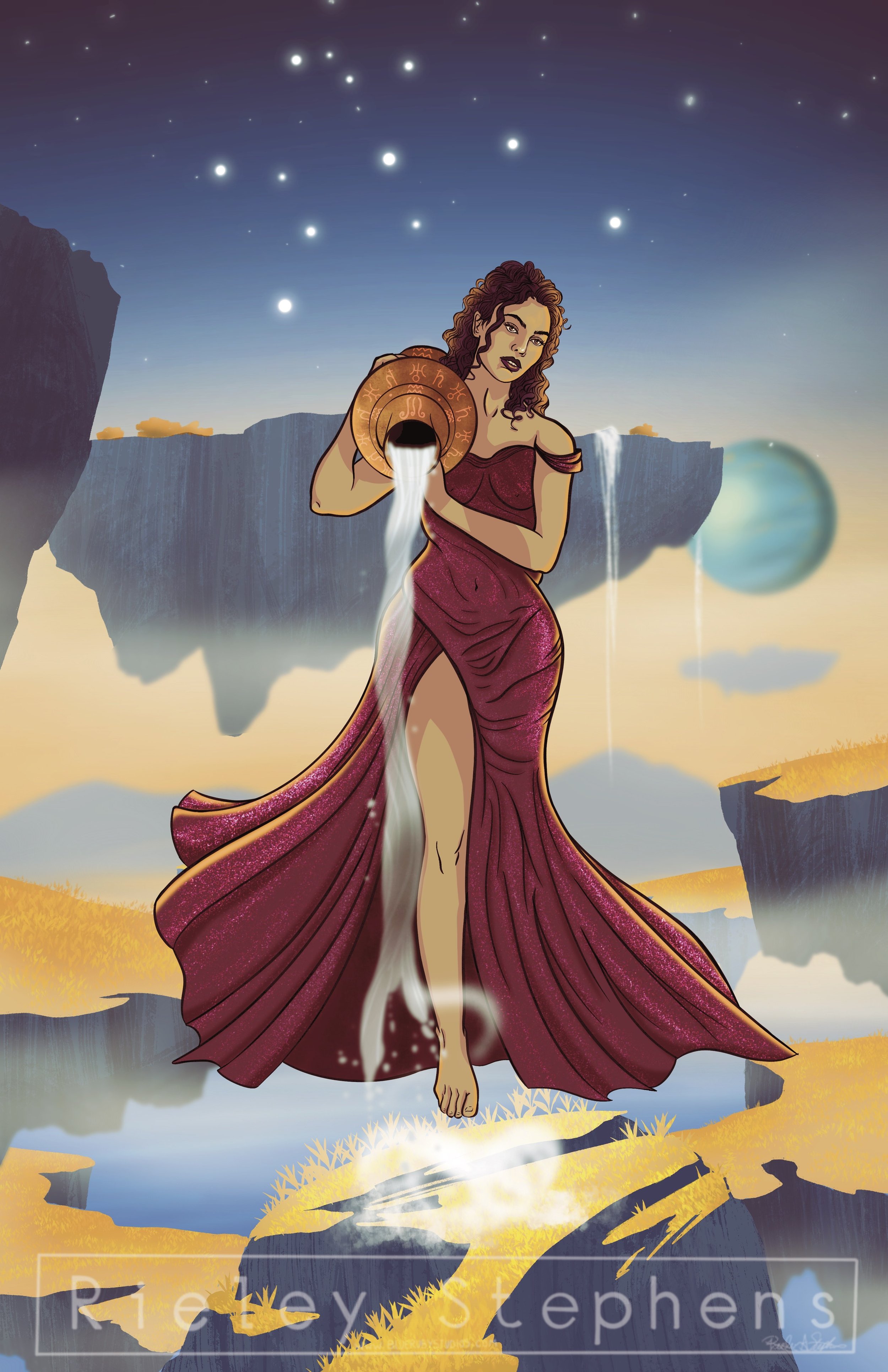 Aquarius- February's Zodiac 2024 Series