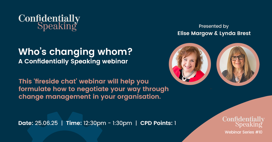 Who’s Changing Whom? How to negotiate your way through change management in your organisation