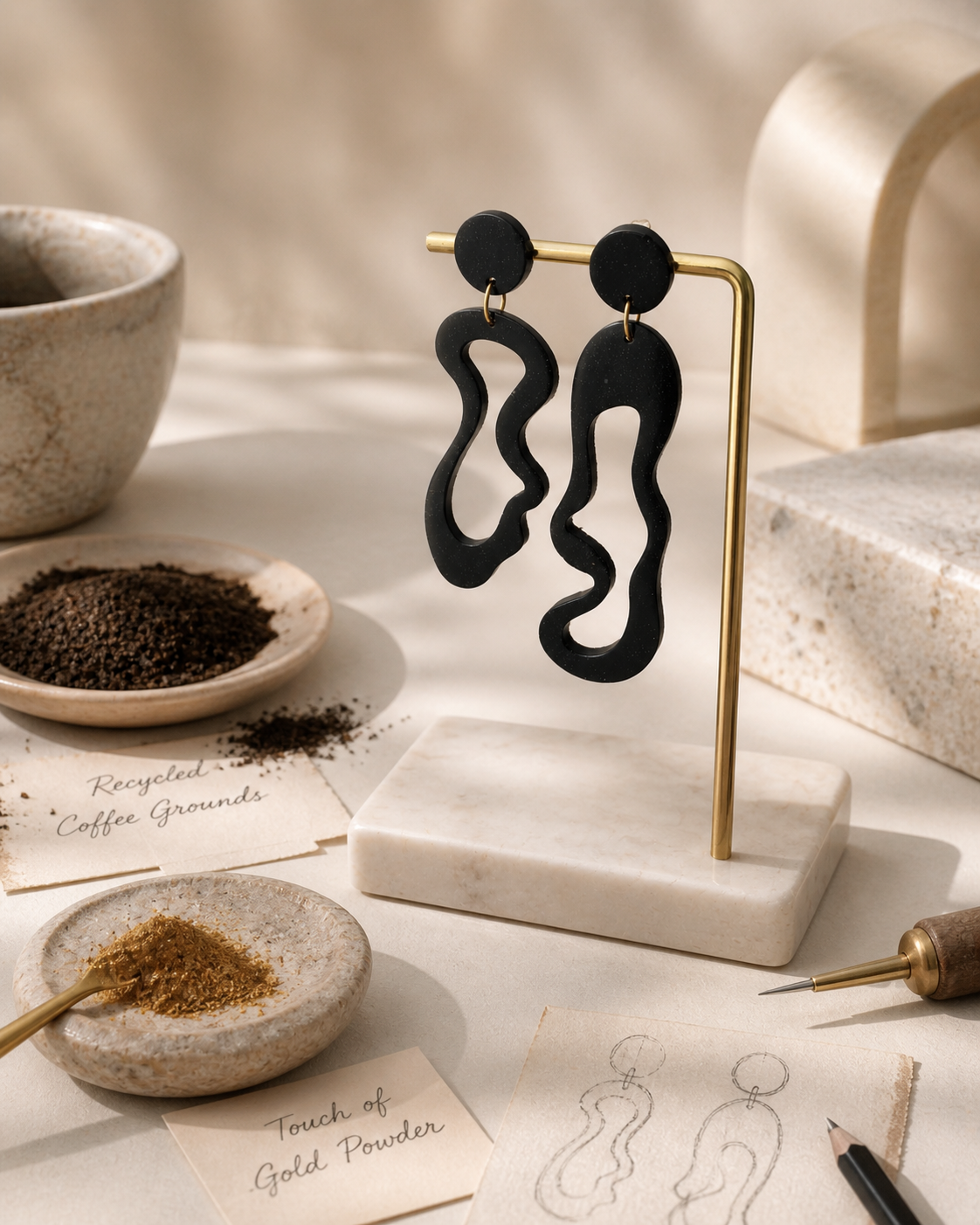 Emerging furniture designer Marie Lefebvre turned jewellery designer in 2017