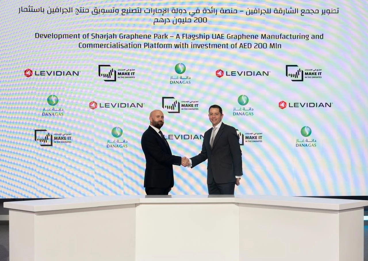 Dana Gas and Levidian sign MoU to develop UAE graphene production in Sharjah 