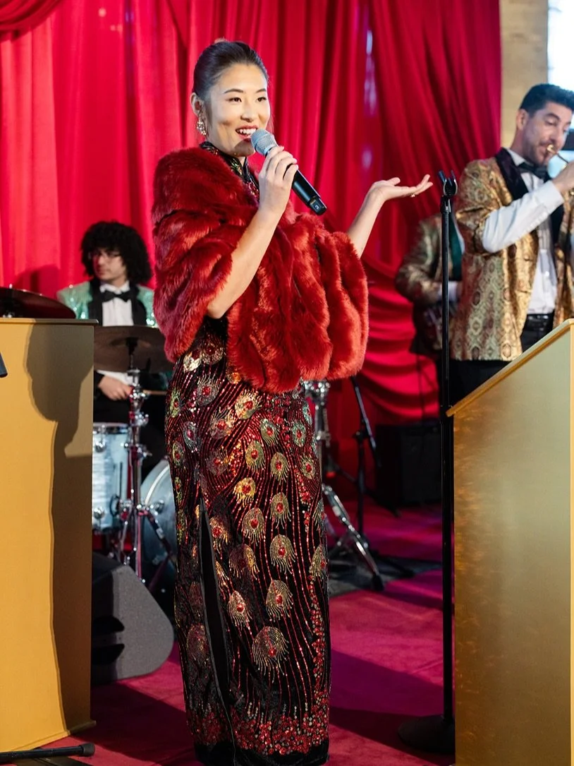 We brought 1920s Shanghai jazz club from Oz to the US! 

And here&rsquo;s what the bride said:
&ldquo;谢谢你🙏 你们特别棒！我公公婆婆听了一辈子爵士乐 也觉得你们的表演很精彩.
Thank you, you guys (Shanghai Pearls) were fantastic! My in-laws have listened to Jazz all their lives,  and 