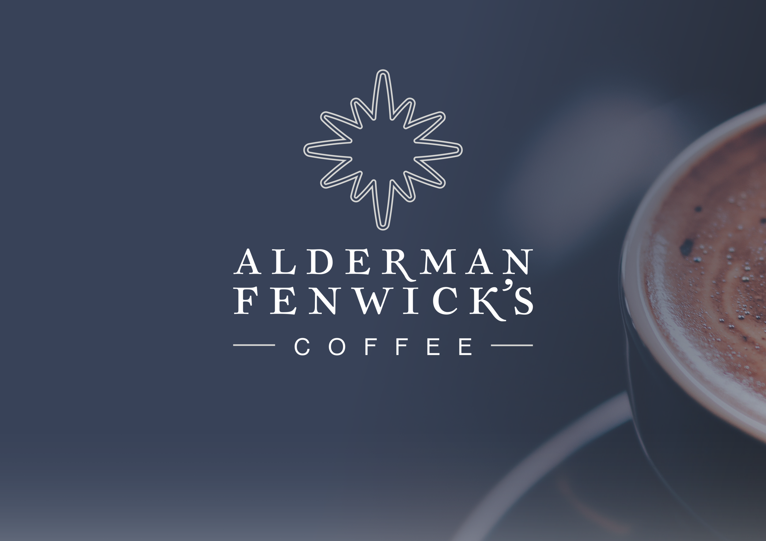 ALDERMAN FENWICK'S HOUSE, Logo.
This shows how the different elements in the main artwork of the logo break down for different uses, such as signage for different spaces.