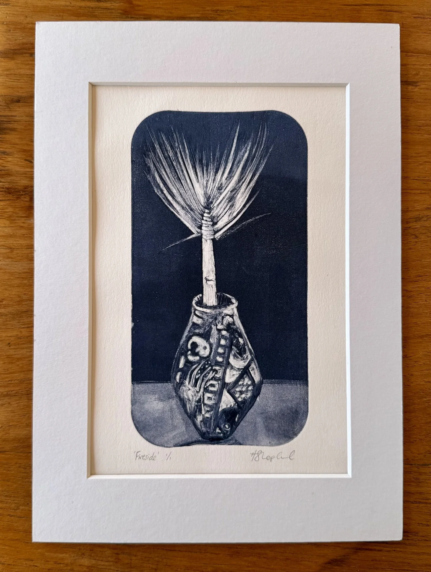 Fireside mounted - Hannah And Her Press - Hannah Shepheard.jpeg