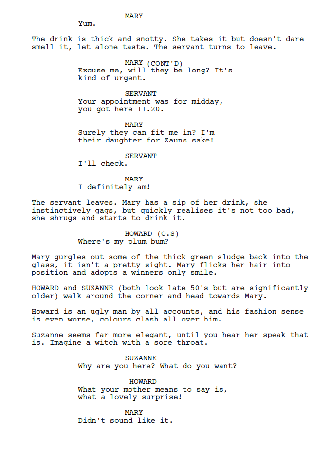 Four pages of "2BR02B" adaptation. (Context- Mary is having triplets, and in this world she needs three people to sacrifice themselves so they can be born)