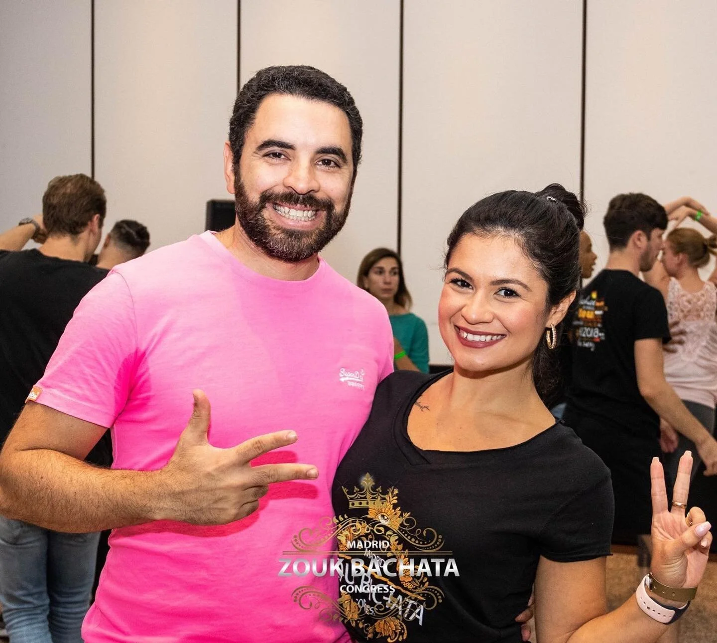 Having a great time in our class at the Madrid Zouk & Bachata Congress.
#freddyandandressa #brazilianzouk #zoukbrasileiro #bachata #kizomba #salsa #zouktheworld #aroundtheworld #dance #dancers