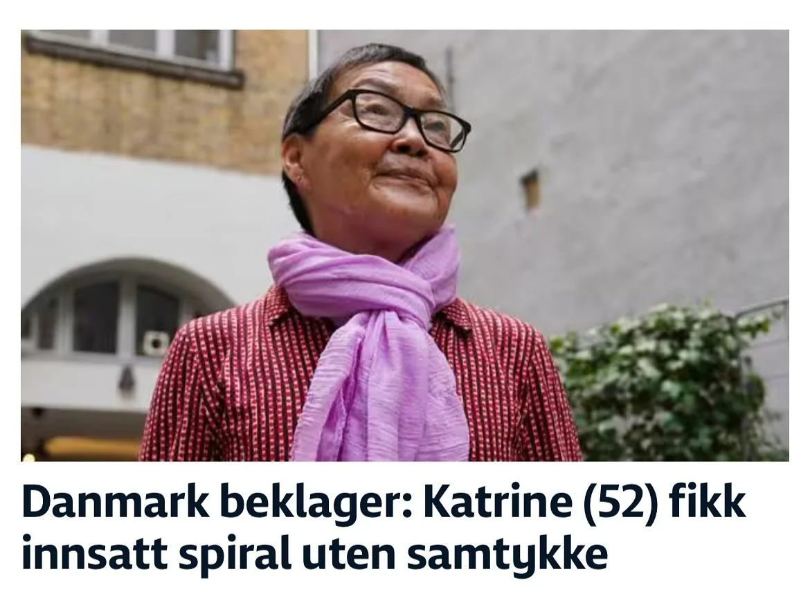 💔I dag  beklager Danmark statlige overgrep mot gr&oslash;nlandske kvinner. Rundt 4500 fikk satt inn spiral p&aring; 60- og 70-tallet, ofte uten &aring; bli spurt eller forst&aring; hva som skjedde.

Dette er ikke bare Danmarks historie. N&aring;r st