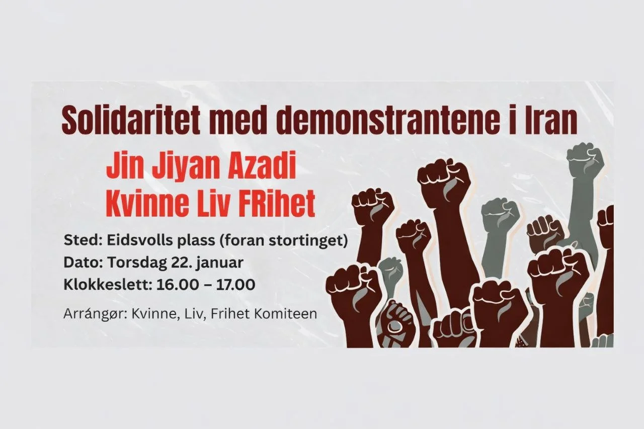 ✊🏽Kvinnefronten st&oslash;tter oppr&oslash;ret i Iran!
Vi ford&oslash;mmer det undertrykkende patriarkalske presteregimet i Iran og de grusomme massakrene og arrestasjonene av demonstranter. Et regime som drukner all kritikk i blod og dreper de modi