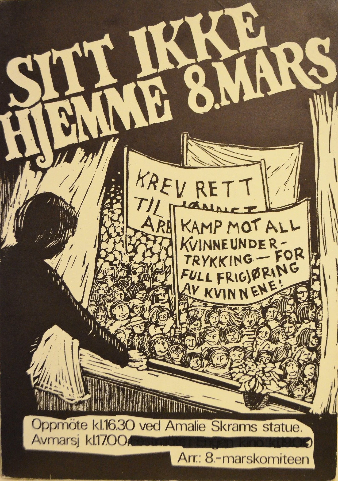 Det er &eacute;n uke igjen til 8. mars!

💡 Den internasjonale kvinnedagen ble foresl&aring;tt av Clara Zetkin i 1910 som en dag for internasjonal organisering og kamp. Siden den gang har kvinner fylt gatene for stemmerett, for fred, for selvbestemt 