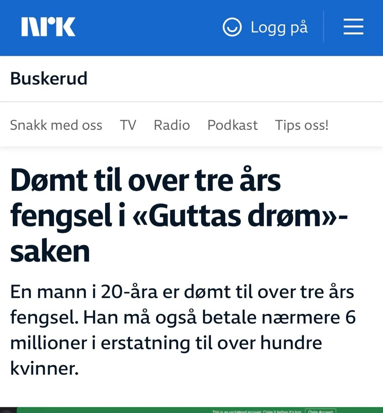 GUTTAS DR&Oslash;M ER KVINNERS MARERITT!

⚠️Den s&aring;kalte &laquo;Guttas dr&oslash;m&raquo;-saken er et alvorlig eksempel p&aring; hvor dypt kvinneforakten og mangelen p&aring; respekt for kvinner og jenter stikker i samfunnet. Kvinner blir utnytt