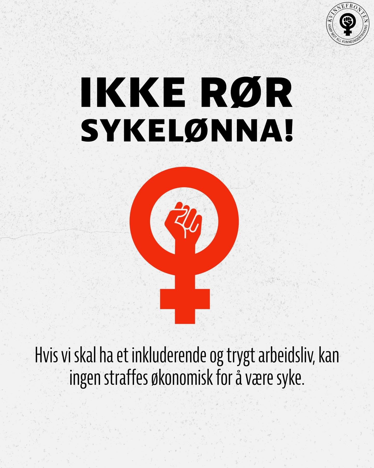 Arbeidsgiverorganisasjonene, h&oslash;yresida og krefter i Arbeiderpartiet pr&oslash;ver &aring; skape et narrativ om at sykefrav&aelig;ret i Norge er for h&oslash;yt, og at sykel&oslash;nnsordninga er for raus. Logikken er at sykefrav&aelig;ret g&ar