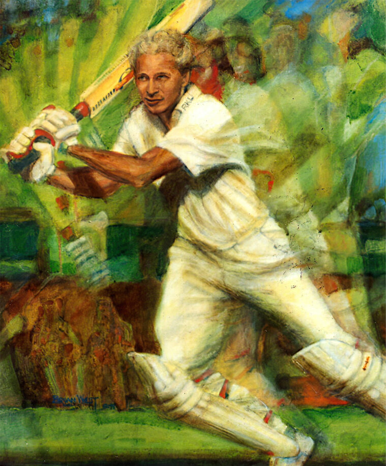 DAVID GOWER  OBE   -   Poetry with a bat