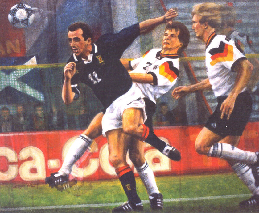 Garry McAllister... Scotland v W.Germany