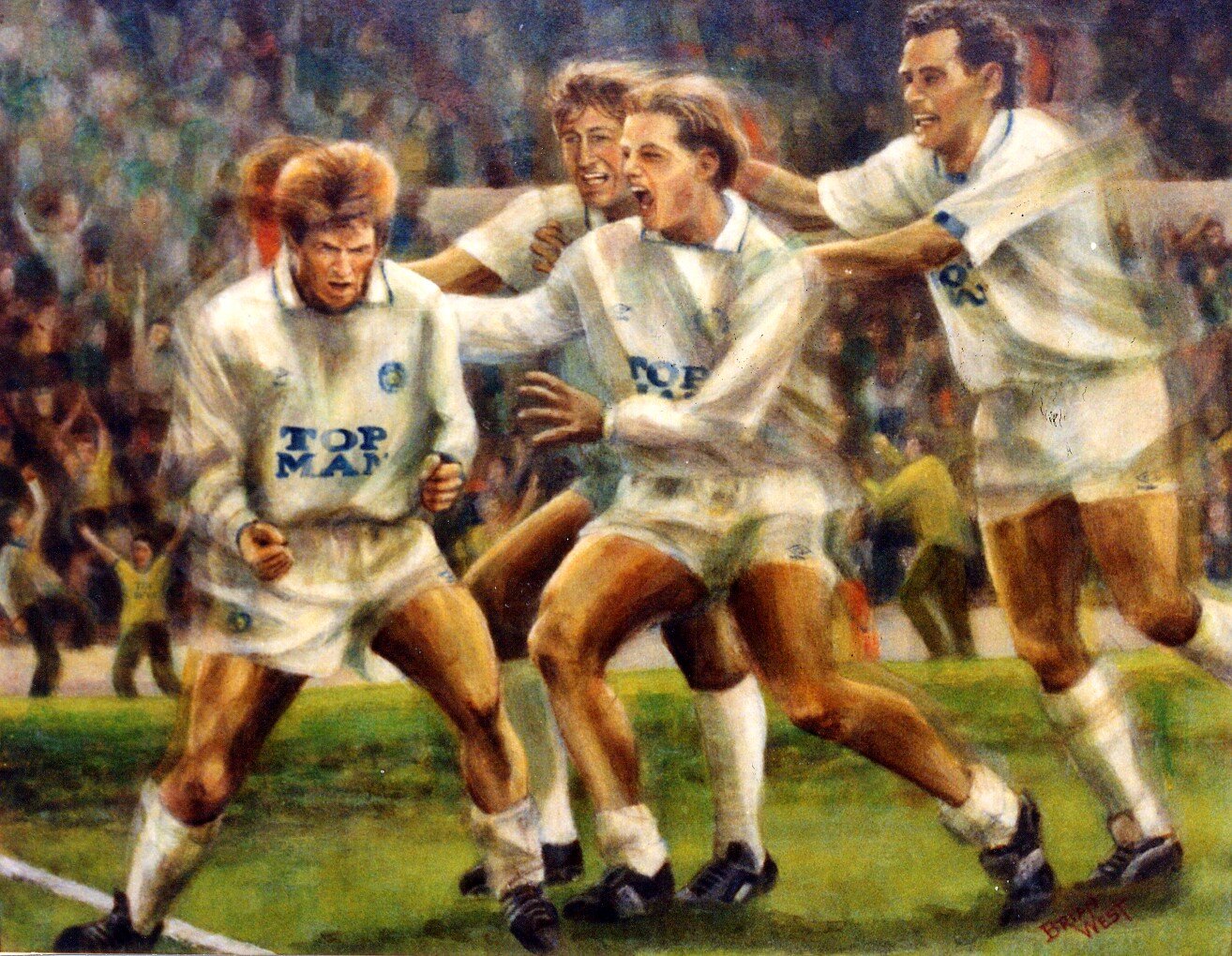 Gordon Strachan OBE. Leeds &amp; Scotland. His favourite moment securing promotion to Div 1 for Leeds United FC.