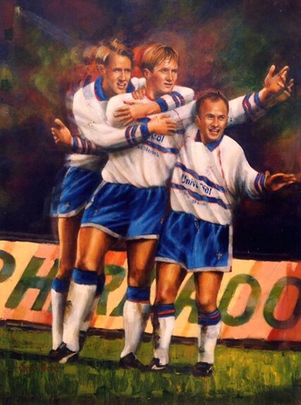 Commissioned by John Hartson - His early career favourite goal for Luton Town FC