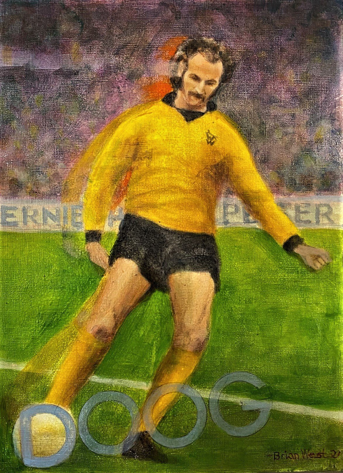 Derek Dougan - ‘The Doog’ played for Wolves 1966 – 75. A colourful character who formed lethal partnerships with Ernie Hunt &amp; Peter Knowles &amp; later John Richards. 