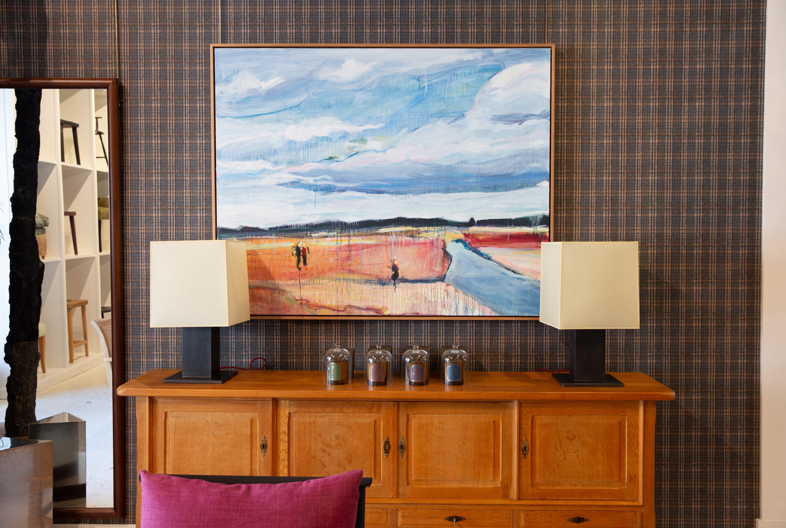 GENEVIEVE’S PAINTINGS are at NICKEY KEHOE