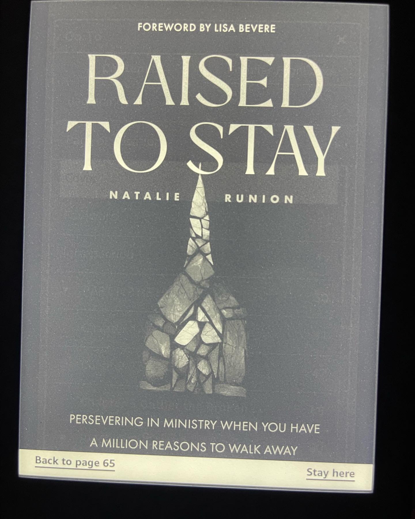 This book. 
Let me tell you, if you have ever experienced church hurt or ministry burnout or wanting to walk away, run to get this book. It is so good. The lies that the enemy speaks to you in the middle of bitterness and brokenness can lead you to t