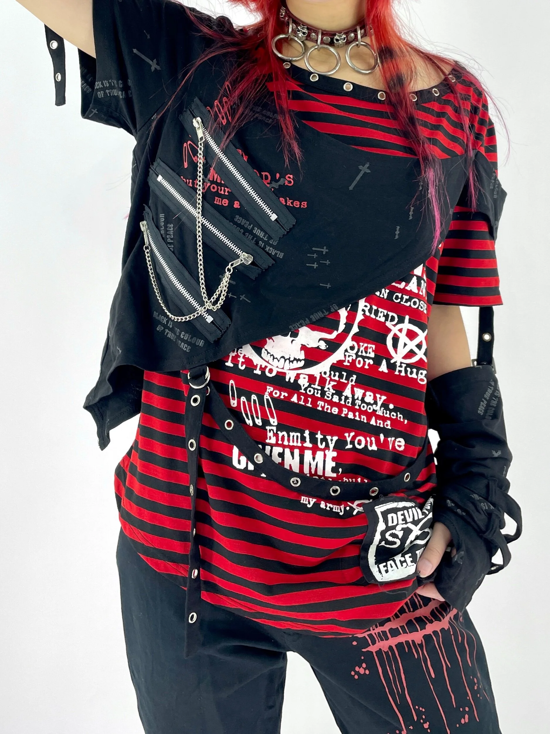 00s Archive long sleeve Vkei punk 平成 00s Archive long sleeve Vkei punk 平成