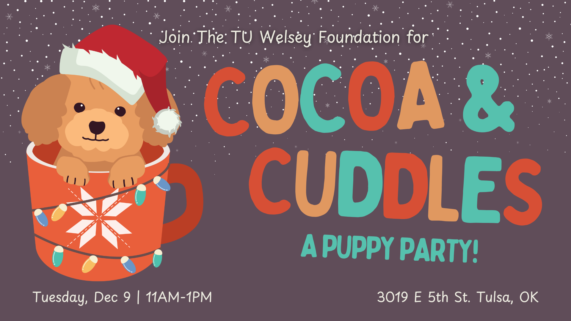 Cocoa & Cuddles: A Puppy Party