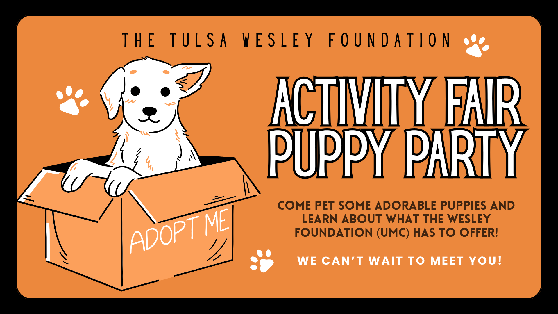 Activity Fair Puppy Party