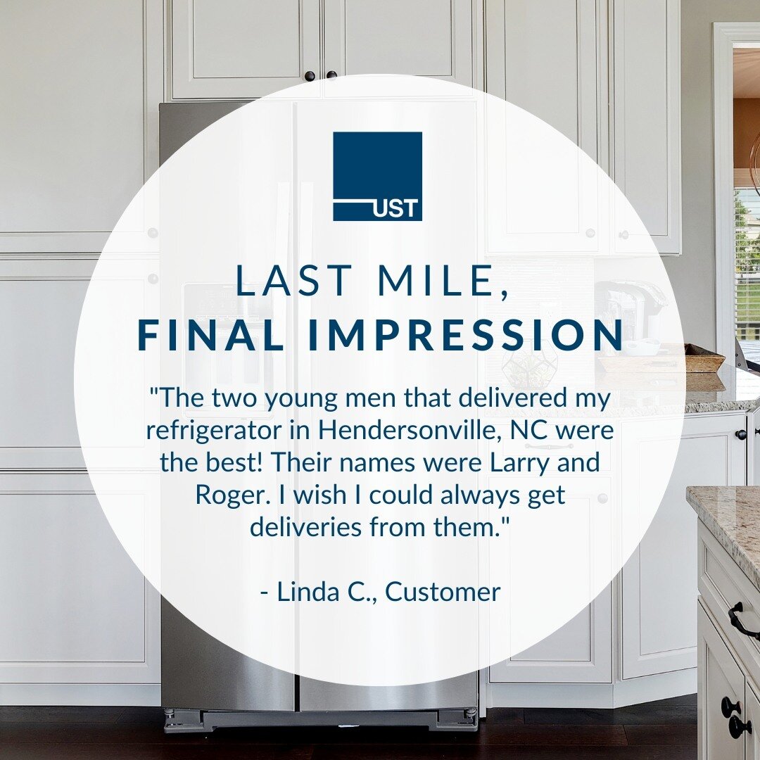 The first impression means everything to the customer. That's why UST delivers excellence in the final mile.