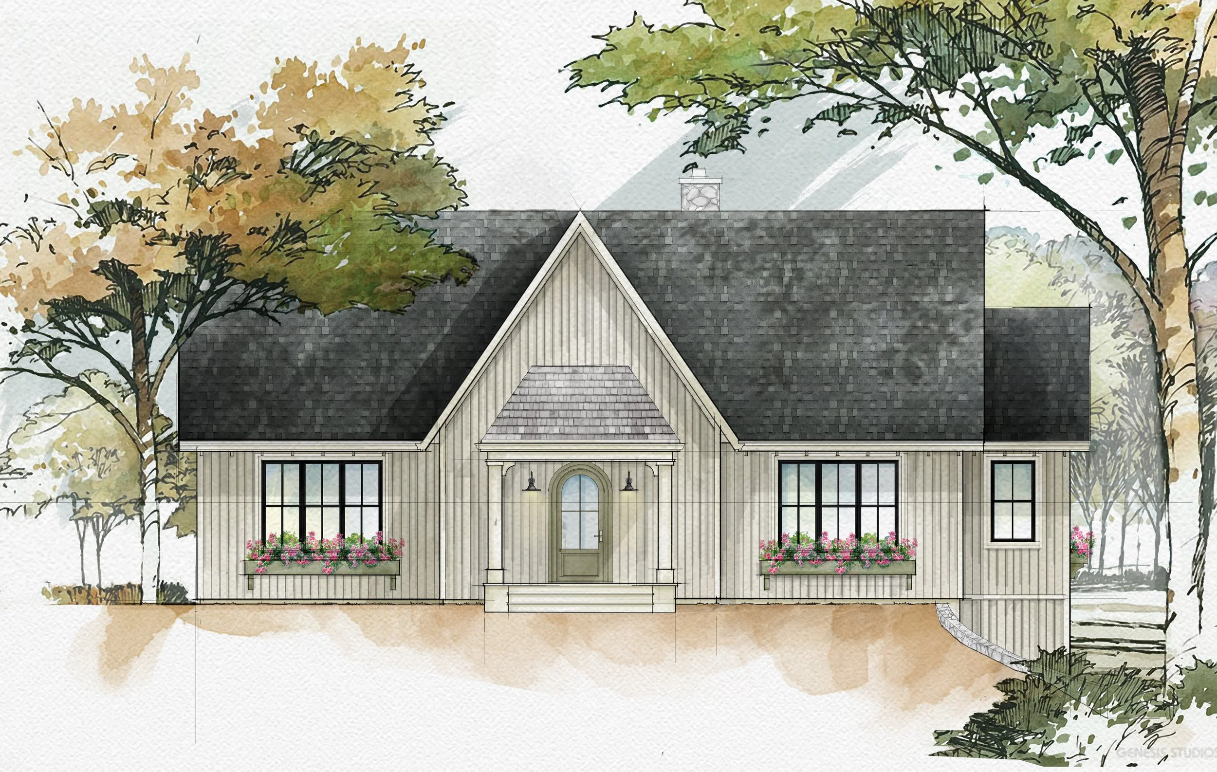 Steph Designs TWIN Sister KATH’s DREAM COTTAGE — Griffin Houghton Design: