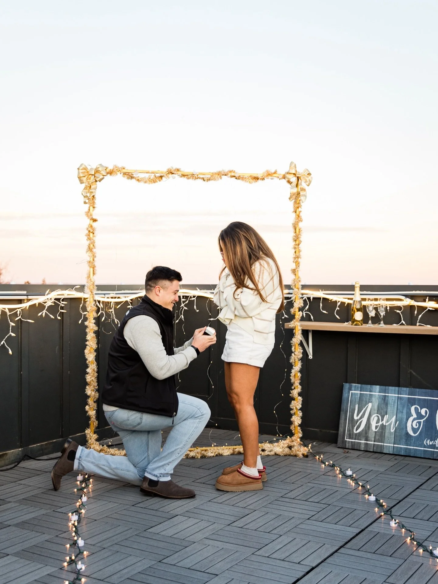 We LOVE proposals! Each one is so special and unique to the couple. Finding a hiding spot is also fun as the secret photographer 🤣