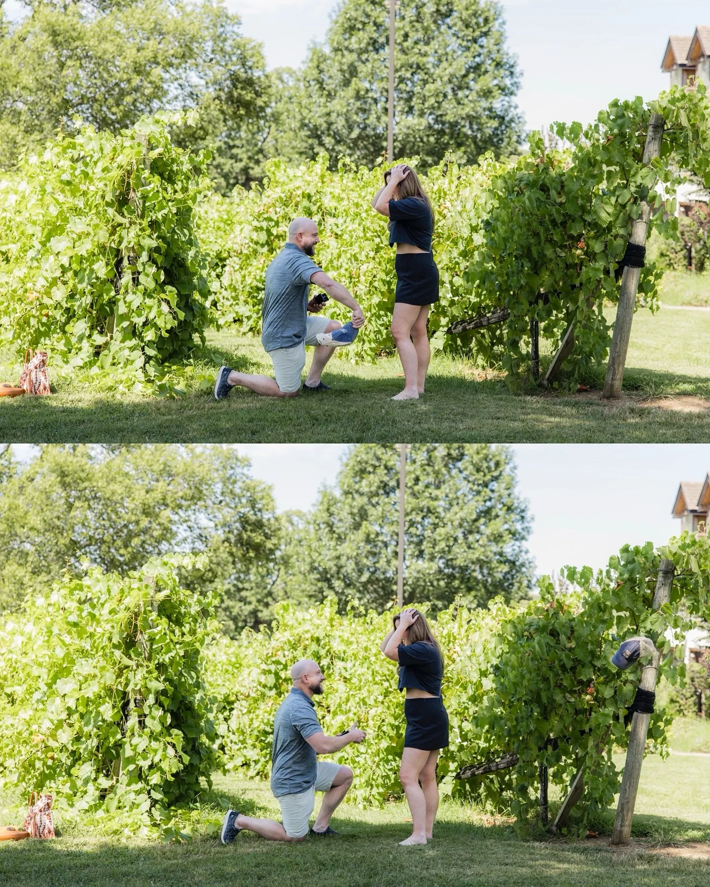This was such a sweet and genuine surprise proposal and reaction! So happy for Nick and Lesley&rsquo;s engagement 🥹&hearts;️ Congrats guys!