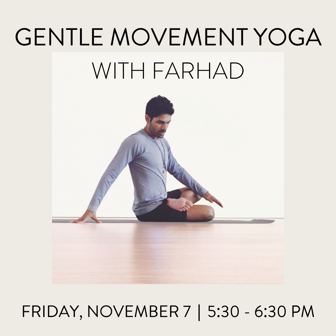 GENTLE MOVEMENT YOGA FRI NOV 7 @ 5:30 PM