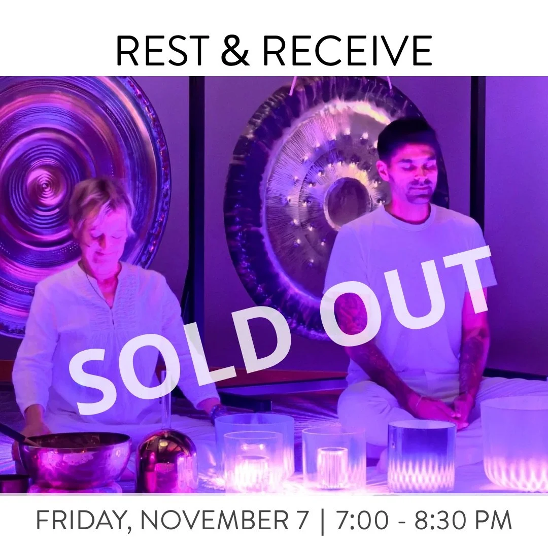 REST + RECEIVE FRI NOV 7 @ 7:00 PM