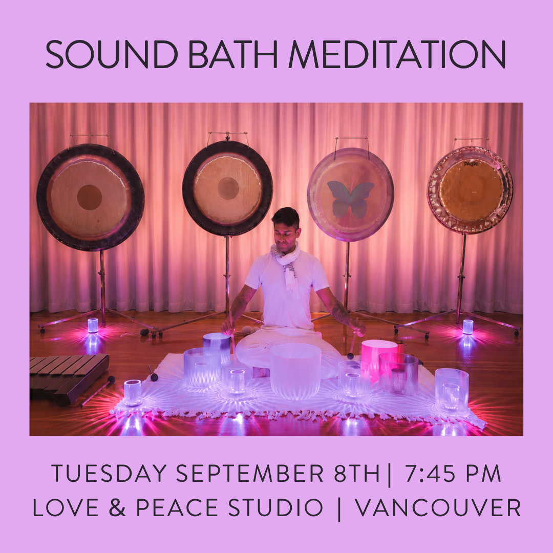 SOUND BATH MEDITATION WITH FARHAD TUES SEP 8 @ 7:45 PM