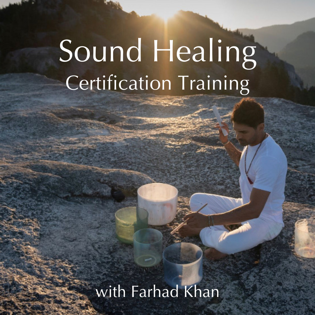 SOUND HEALING CERTIFICATION TRAINING WITH FARHAD KHAN