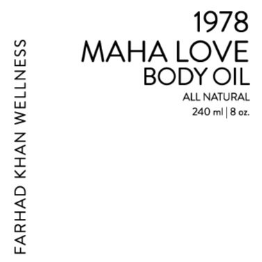 1978 MAHA LOVE BODY OIL