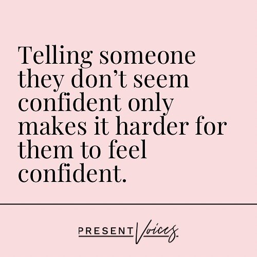 Have you received feedback that you don&rsquo;t seem confident or you need more executive presence? Does that feedback make you watch yourself more? 

The definition of confidence means to boldly trust, but that trust is taken away when we are critic